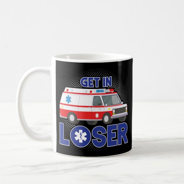 Mug SGE EMT Sarcastique Urgence paramédicale Se perdre (Gauche)
