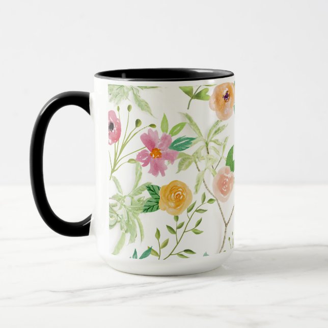 Mug Shabby Chic Floral (Gauche)