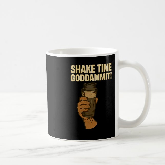 Mug Shake Time - Funny Bodybuilding Gym - Protein Shak (Droite)