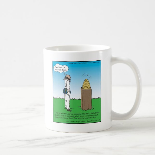 Mug Shakespeare's The BeeKeeper Drôle cadeaux & Tee -  (Droite)