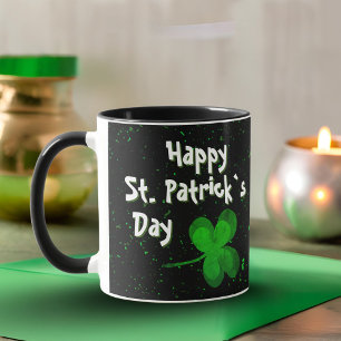 Mug Shamrock Clover Irish Joyeux St Patrick`s Day