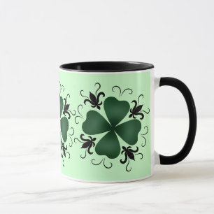Mug Shamrock de fantaisie de victorian