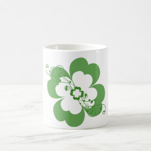 Mug Shamrock floral