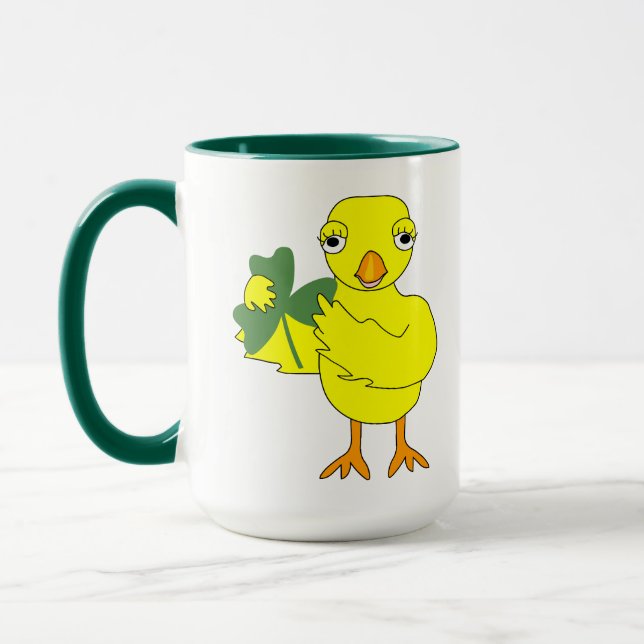 Mug Shamrock irlandais Chick (Gauche)