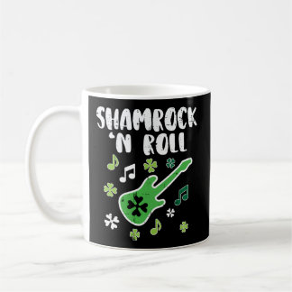 Mug Shamrock N Roll Guitare Jour de la Saint Patrick G