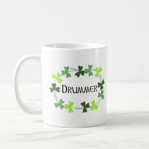 Mug Shamrock tambour Oval