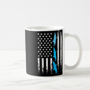 Mug Sharks 4 juillet American Flag Boys Kids Men Ret