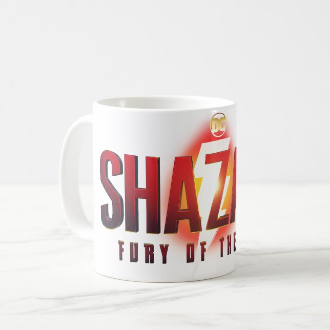 Mug SHAZAM ! Furie des dieux | Logo Fury of the Gods (Devant gauche)