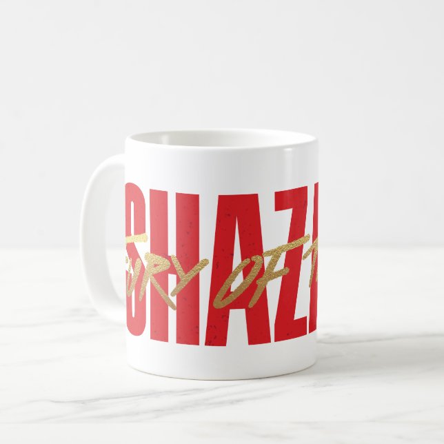 Mug SHAZAM ! Furie des dieux | Logo Golden Marker (Devant gauche)