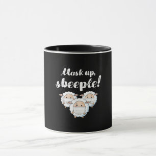 Mug Sheep in mask Animal Lovers