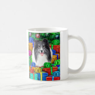 Mug Shelter Noël Open Cadeaux Bi Black