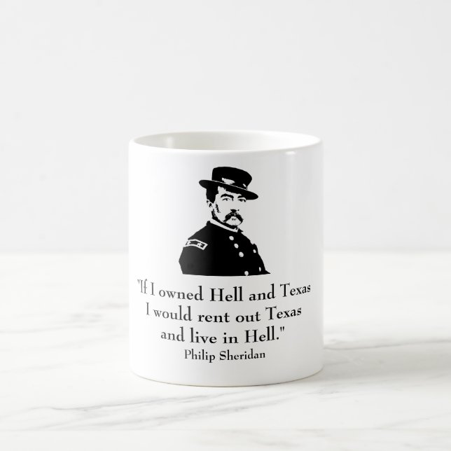 Mug Sheridan et citation (Centre)