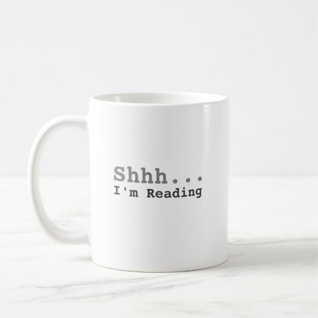 Mug Shhh je lis | drôle (Gauche)