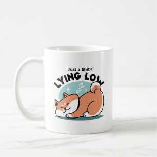 Mug Shiba Inu Art : Juste un Shiba Lying Low
