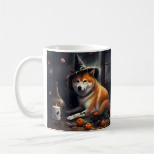 Mug Shiba Inu Citrouilles Halloween effrayant