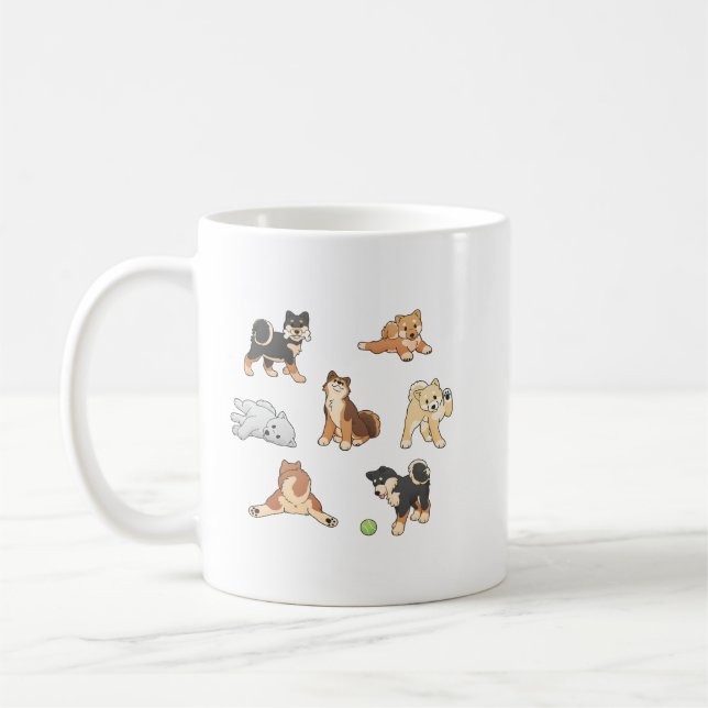 Mug Shiba Inus 2 (Gauche)