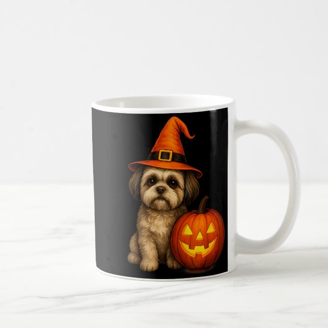 Mug Shih Tzu Halloween Pumpkin Dog Costume Family Matc (Droite)