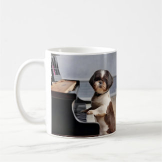 Mug Shih Tzu Jouer Piano