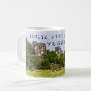 Mug Shilin pinnacles Forêt de pierre - Yunnan, Chine, 