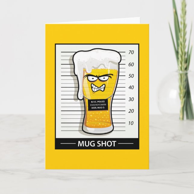 Mug Shot Card (Front)