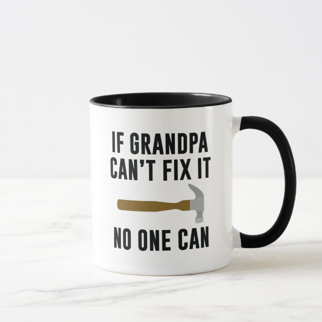 Mug Si grand-père ne peut pas le réparer (Droite)