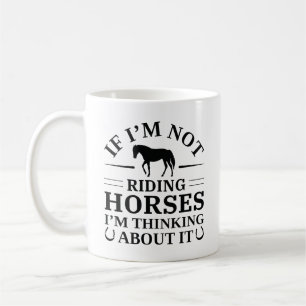 Mug Si je ne fais pas de cheval, je pense à ça