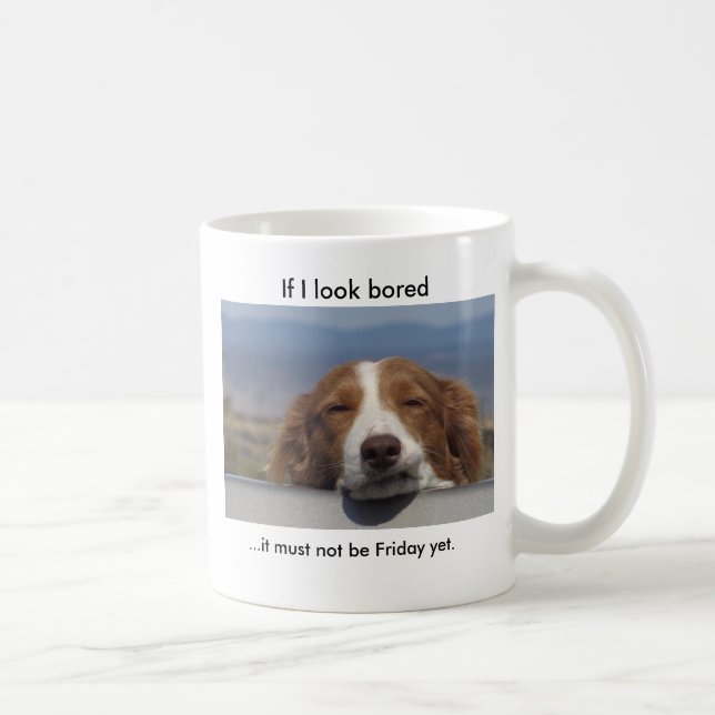 Mug Si je semble ennuyeux (Droite)