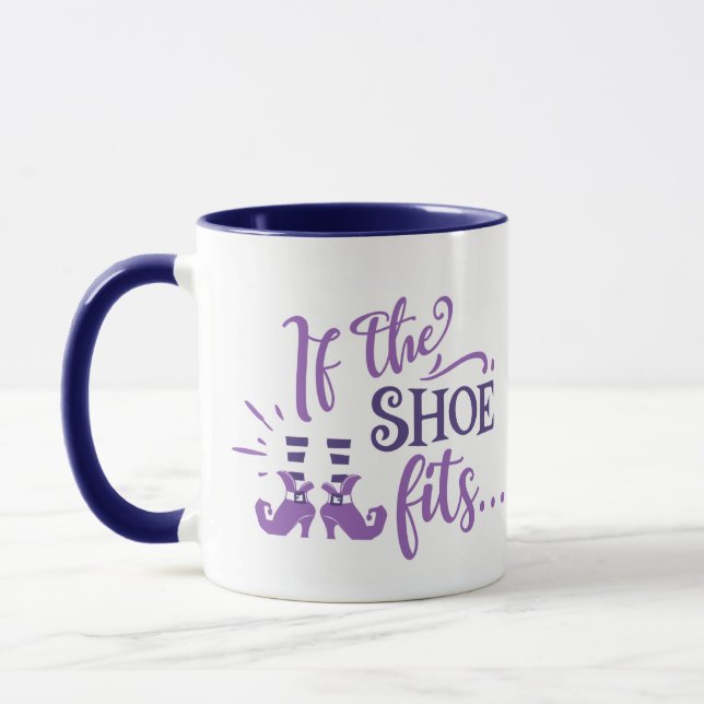 Mug Si la chaussure convient chaussures sorcières et c (Gauche)