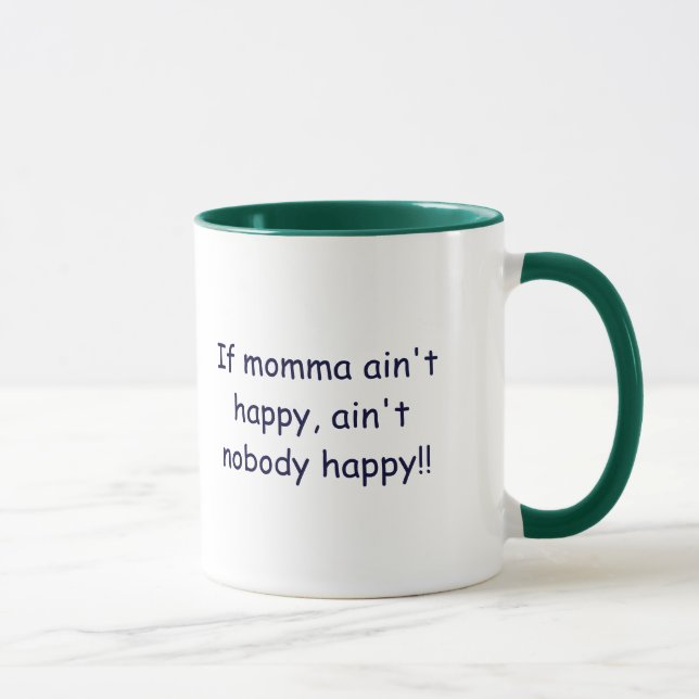 Mug Si la maman n'est pas heureuse, n'est personne (Droite)