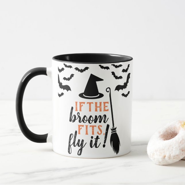 Mug Si les ajustements de balai le pilotent ! (Avec donut)