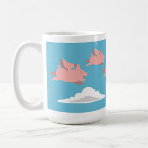 Mug 'Si les porcs pourraient fly