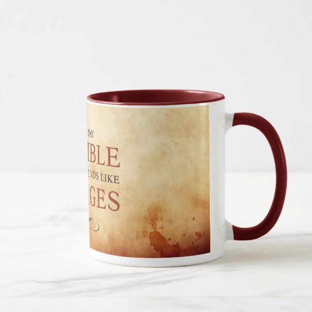 Mug Si vous dites crédule lentement, cela ressemble à (Droite)