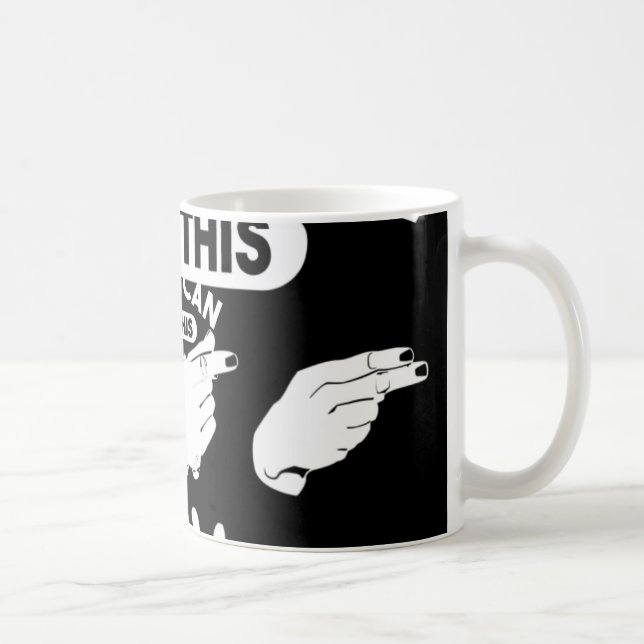Mug Si Vous Pouvez Lire Ce "High Five". Sensibilisatio (Droite)