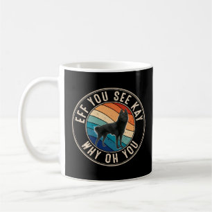Mug Si vous voyez Kay Retro 80s Schipperke