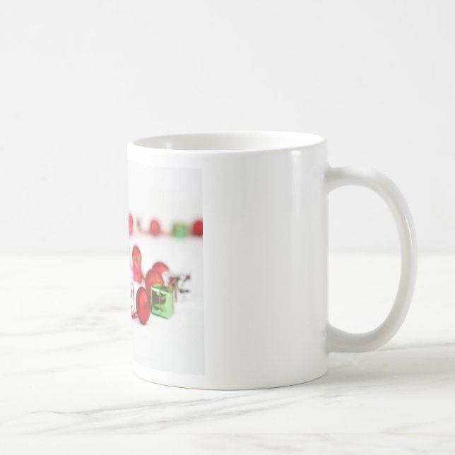 Mug Sibérie Husky Noël avec boîte cadeau ornement (Droite)