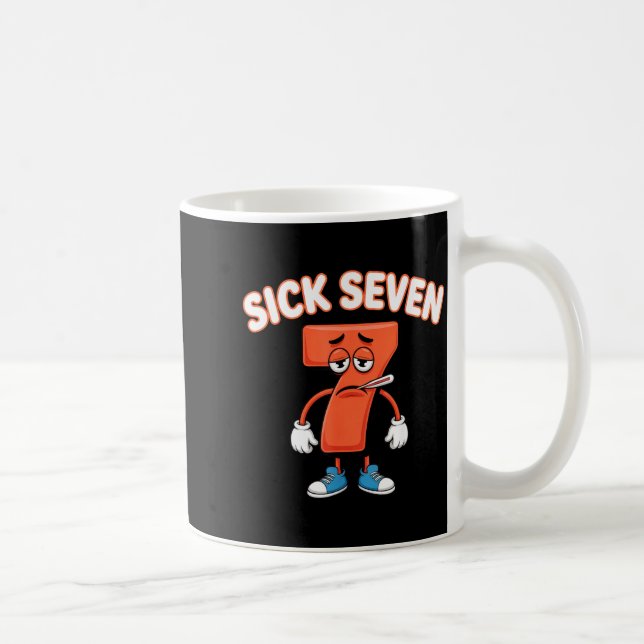 Mug Sick Seven Meme Tee Six Seven Fun Wordplay  (Droite)