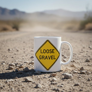 Mug Signal d'avertissement de perte de gravier