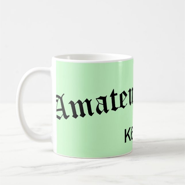 Mug Signal radio et d'appel amateur (Gauche)