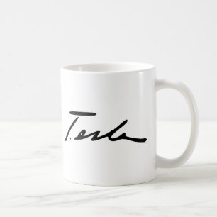 Mug Signature du génie de l'électricité Nikola Tesla