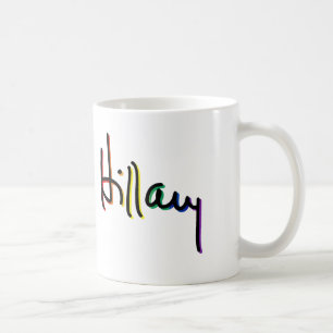 Mug Signature Hillary Clinton Fierté Arc-en-ciel - LGB