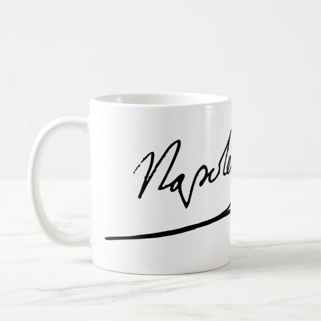 Mug Signature Napoléon Bonaparte (Gauche)