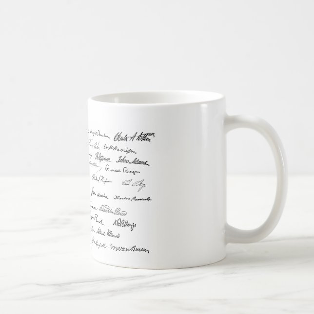 Mug Signatures présidentielles (présidents des (Droite)
