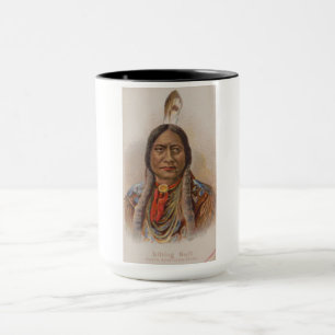 Mug Signaux de fumée : Lakota Indian Chief Sitting Bul