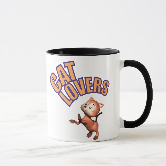 Mug SIGNE Amoureux de les chats (Droite)