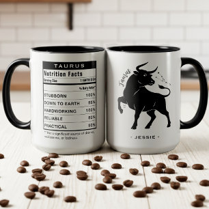 Mug Signe astrologique Taureau Faits nutritionnels Ast