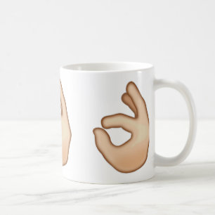 Mug Signe CORRECT Emoji de main