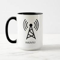SIGNE D'APPEL HAM Personnalisé Cadeau radio amateu