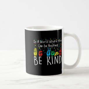 Mug Signe de la main Asl Soyez gentil Autisme Sensibil