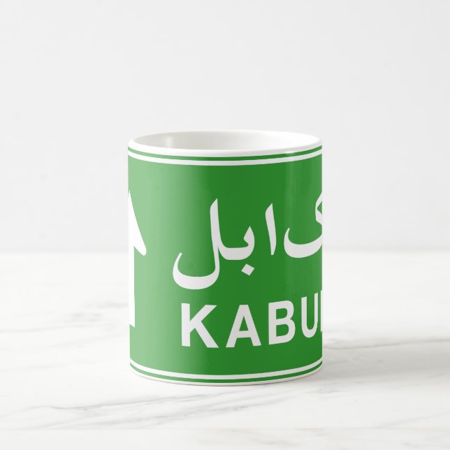 Mug SIGNE DE LA ROUTE DE Kaboul EN Afghanistan (Centre)
