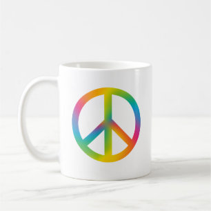 Mug Signe de paix coloré